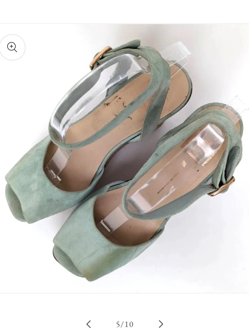 Dolce Vita Women’s Mint Green Espadrille Wedge Sandals